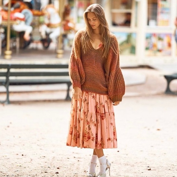 🥂SOLD LOVESHACKFANCY Rio Russet Pullover Sweater - Picture 2 of 14